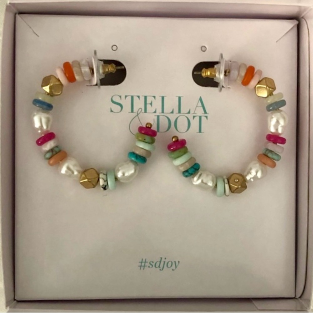 Stella&Dot Bohemian Beaded Earrings
